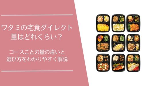 ワタミの宅食ダイレクトの量